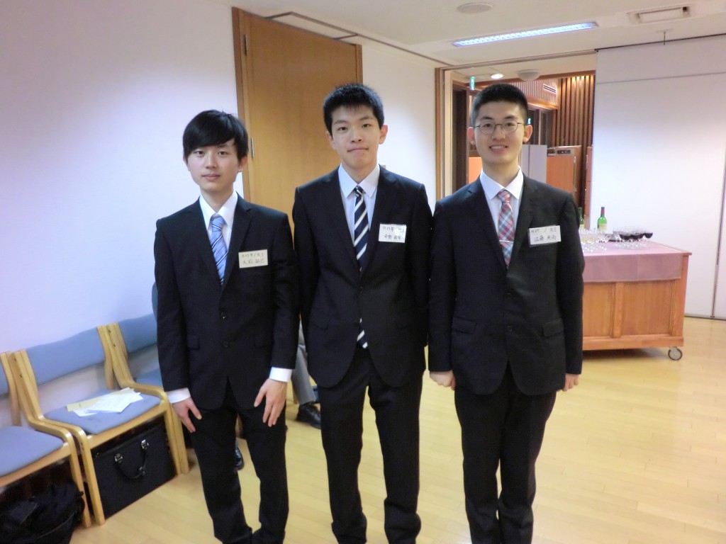 2015年4月入学の3名