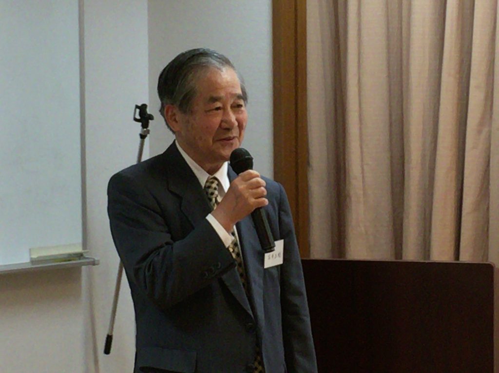 石井前会長　乾杯の音頭